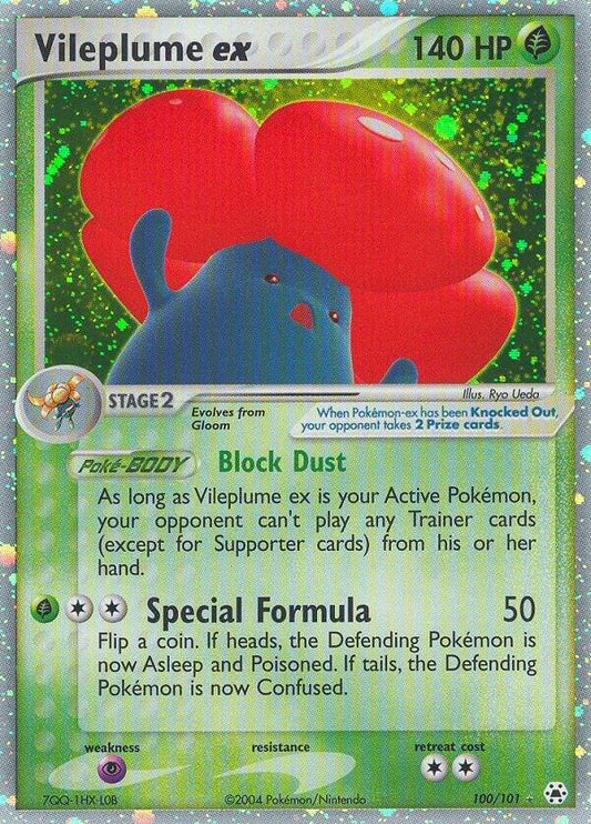 Pokemon Vileplume ex 100/101 Hidden Legends