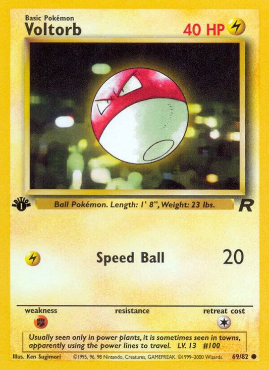 Pokemon Voltorb #69 Team Rocket