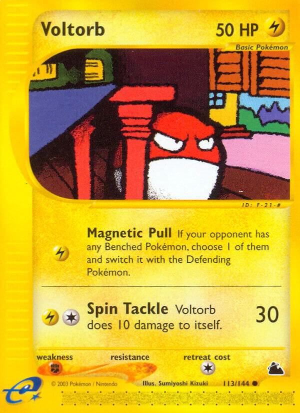 Pokemon Voltorb 113/144 Skyridge