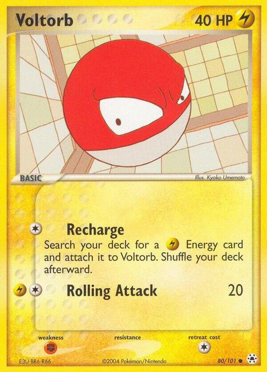 Pokemon Voltorb 80/101 Hidden Legends