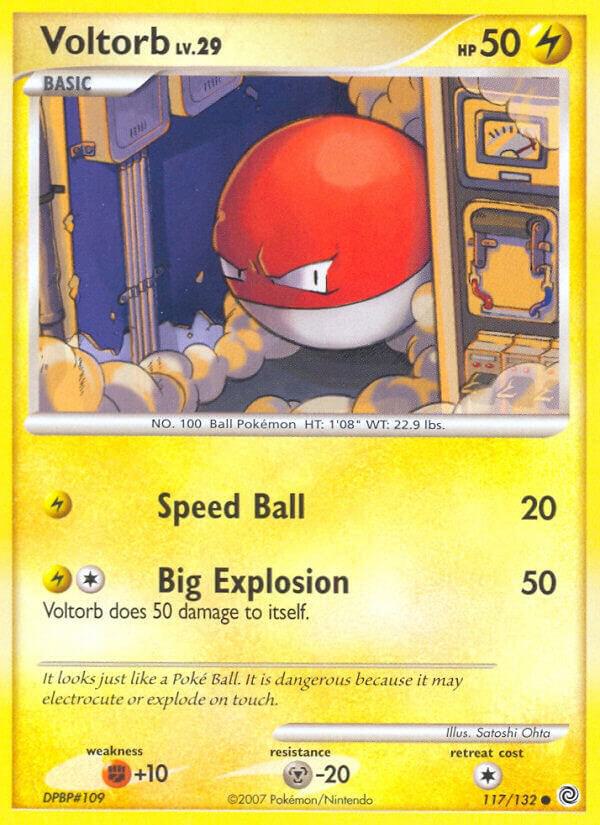 Pokemon Voltorb 117/132 Secret Wonders