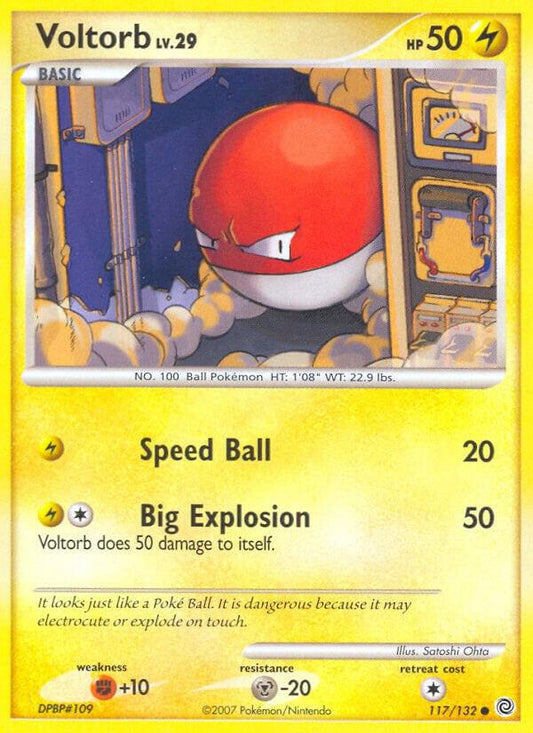 Pokemon Voltorb 117/132 Secret Wonders
