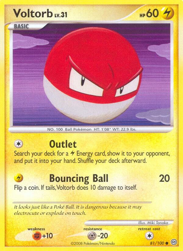 Pokemon Voltorb 81/100 Stormfront