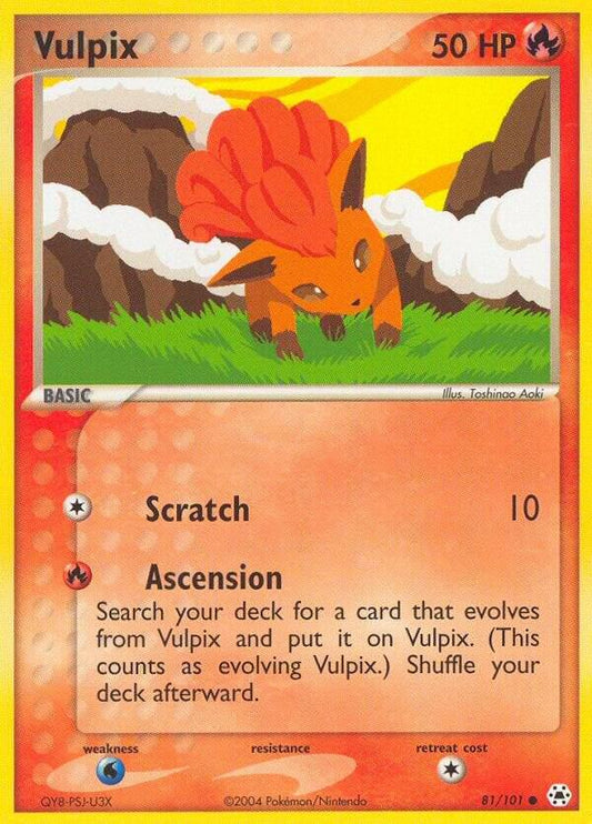 Pokemon Vulpix 81/101 Hidden Legends