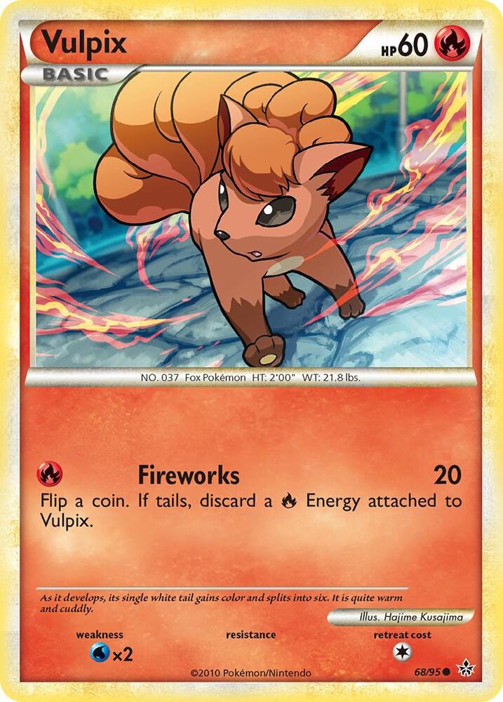 Pokemon Vulpix 68/95 Unleashed