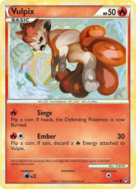 Pokemon Vulpix 75/95 Call of Legends