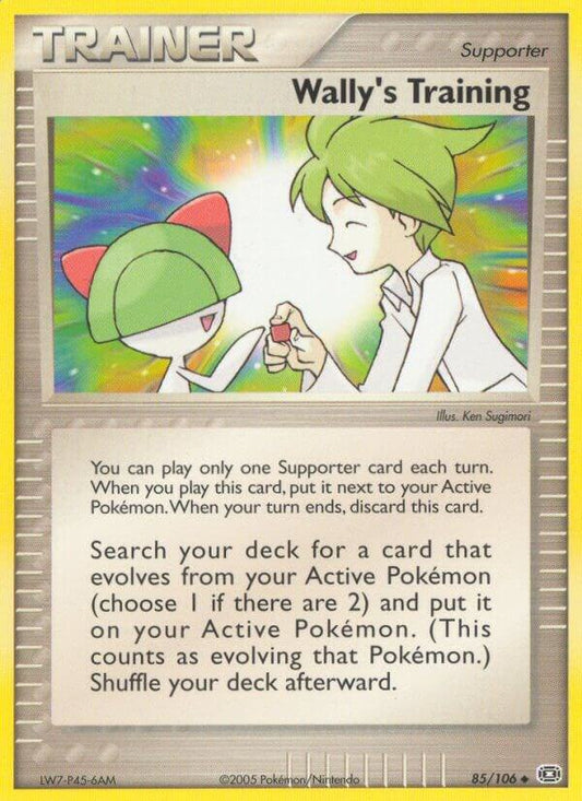 Pokemon Wally's Training 85/106 Emerald