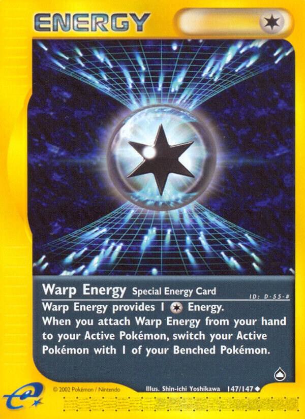 Pokemon Warp Energy 147/147 Aquapolis