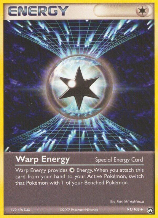 Pokemon Warp Energy 91/108 Power Keepers