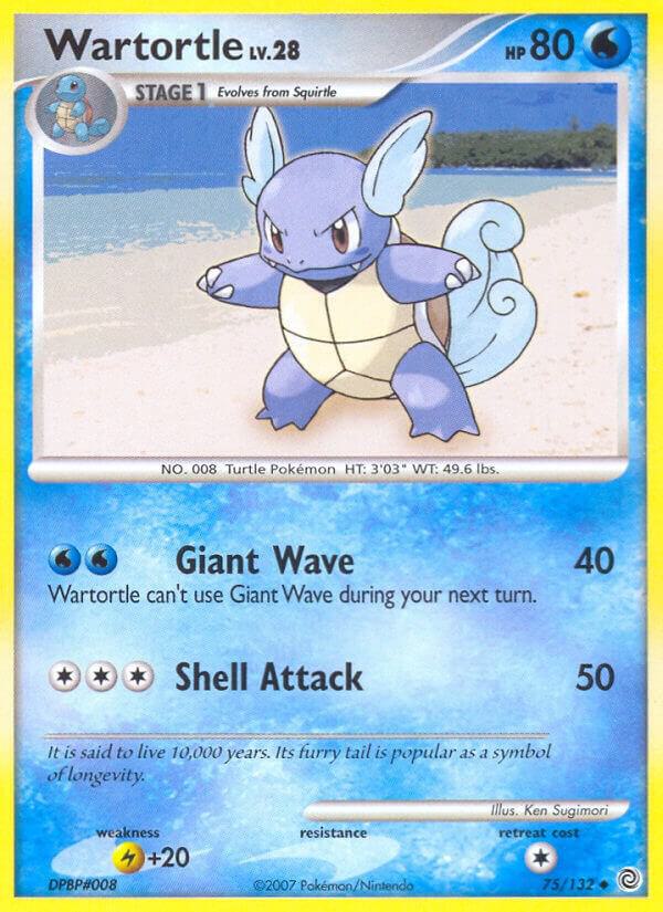 Pokemon Wartortle 75/132 Secret Wonders