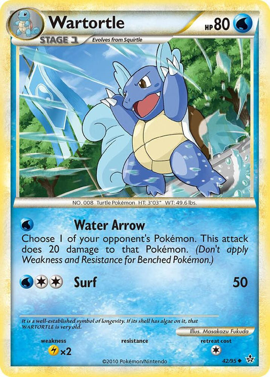 Pokemon Wartortle 42/95 Unleashed