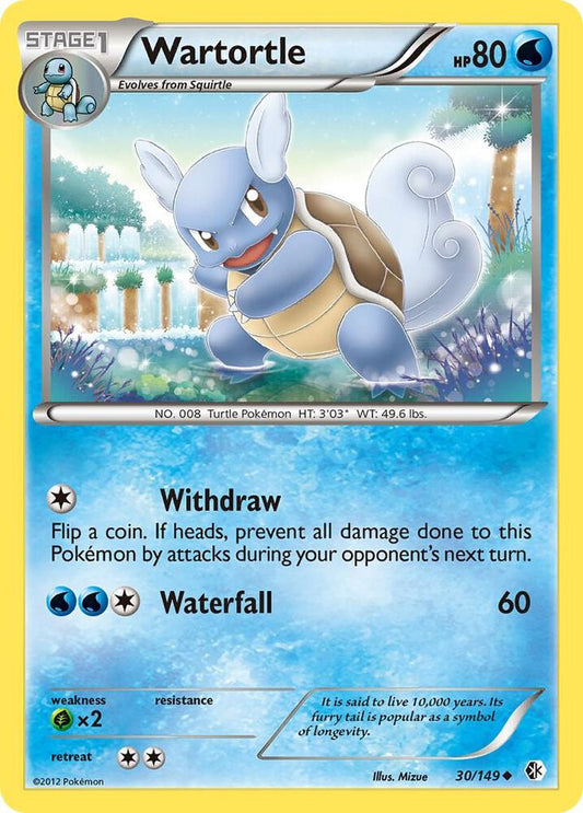 Pokemon Wartortle 30/149 Boundaries Crossed