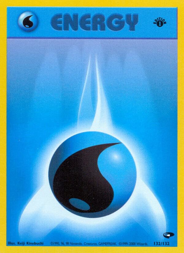 Pokemon  Water Energy 132/132 Gym Challenge