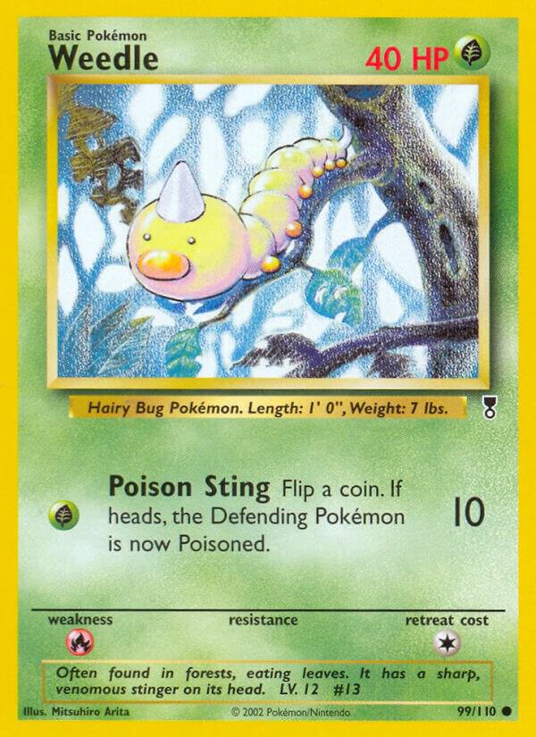 Pokemon Weedle 99/110 Legendary Collection