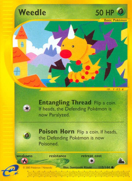 Pokemon Weedle 115/144 Skyridge