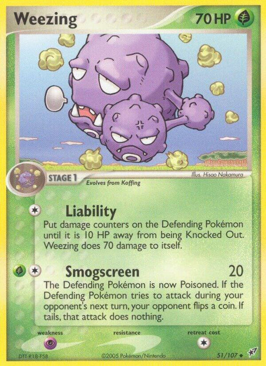 Pokemon Weezing 51/107 Deoxys