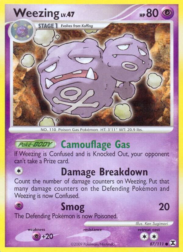 Pokemon Weezing 87/111 Rising Rivals