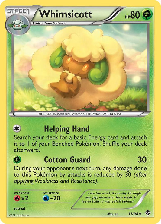 Pokemon Whimsicott 11/98 Emerging Powers