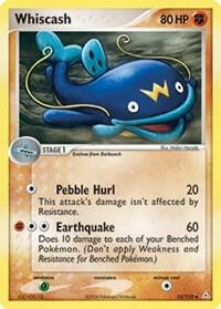 Pokemon Whiscash 55/110 Holon Phantoms