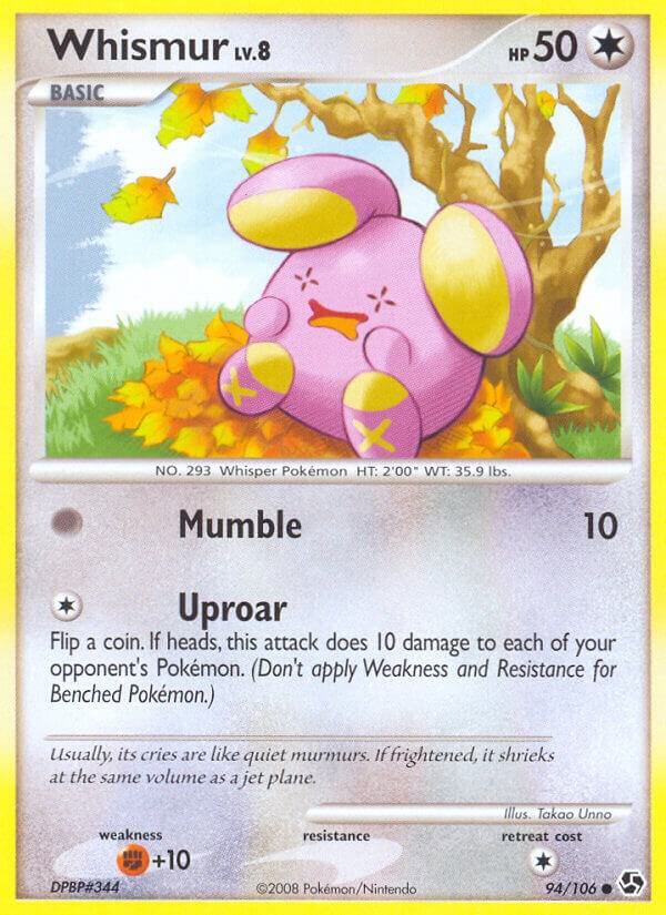 Pokemon Whismur 94/106 Great Encounters