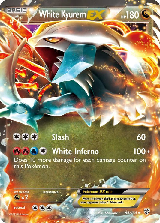 Pokemon White Kyurem EX 96/135 Plasma Storm