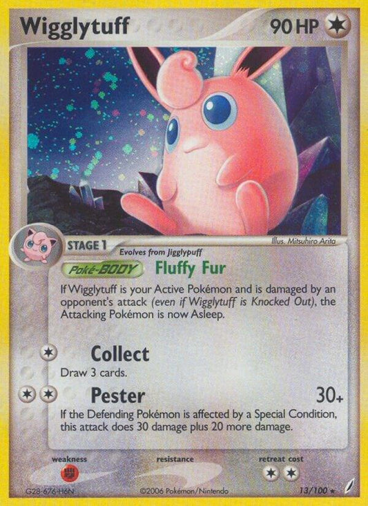 Pokemon Wigglytuff 13/100 Crystal Guardians