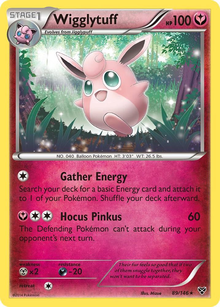 Pokemon Wigglytuff 89/146 XY