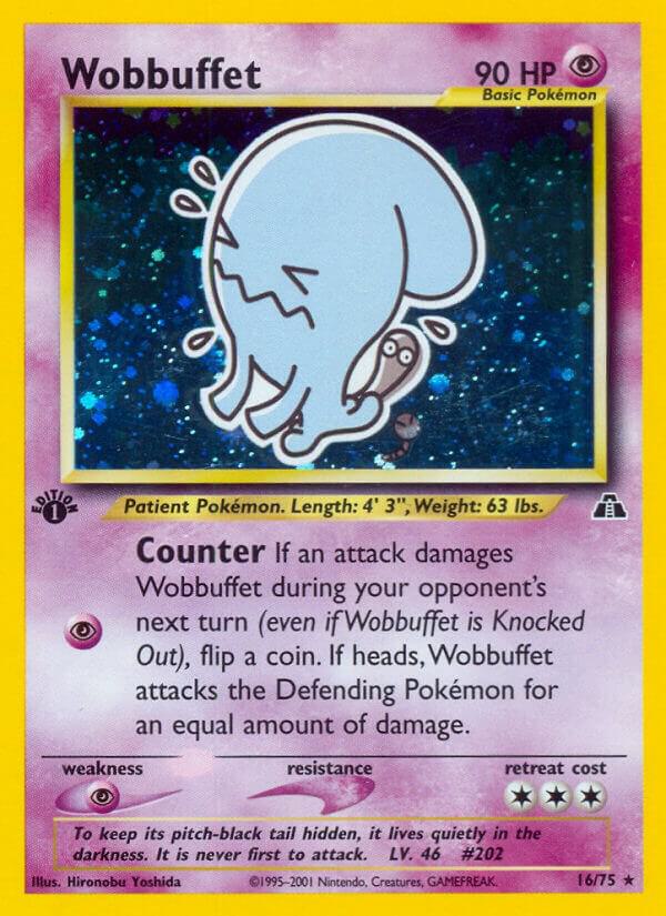 Pokemon Wobbuffet 16/75 Neo Discovery