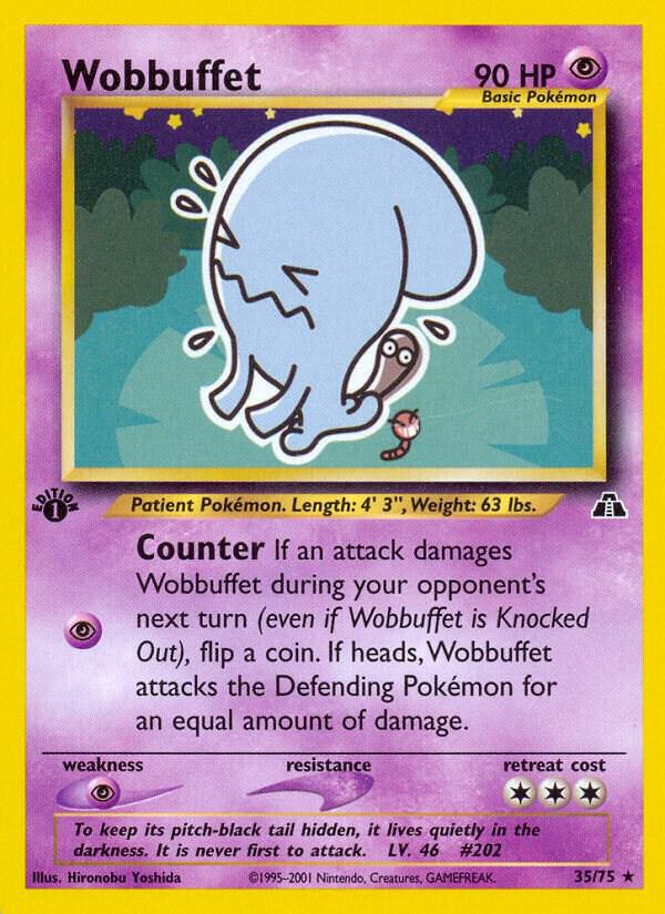 Pokemon Wobbuffet 35/75 Neo Discovery