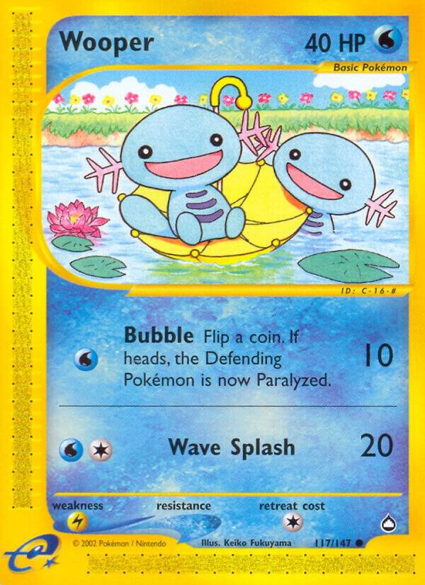 Pokemon Wooper 117/147 Aquapolis
