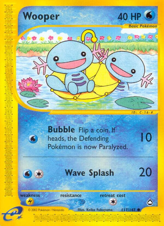 Pokemon Wooper 117/147 Aquapolis