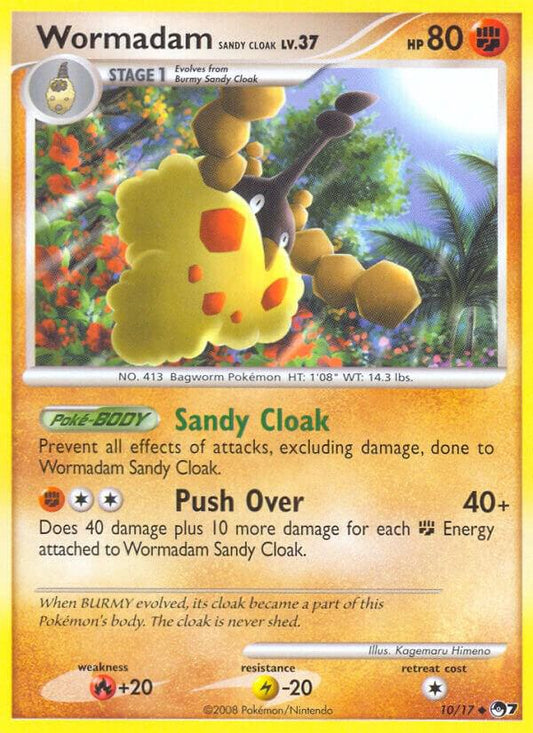 Pokemon Wormadam Sandy Cloak 10/17 POP Series 7