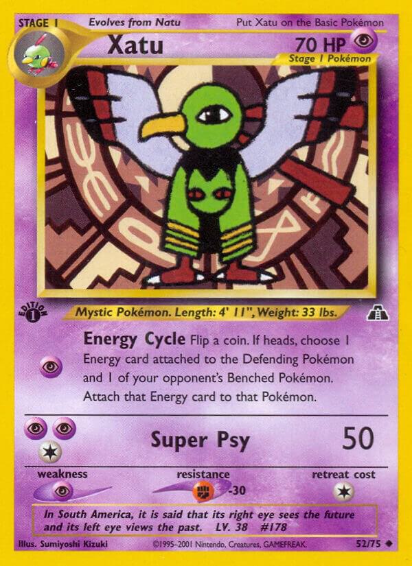 Pokemon Xatu 52/75 Neo Discovery