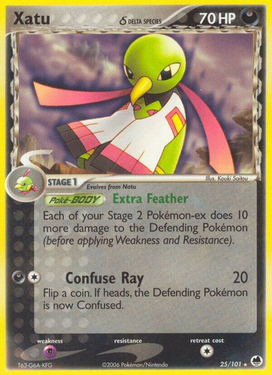 Pokemon Xatu δ 25/101 Dragon Frontiers