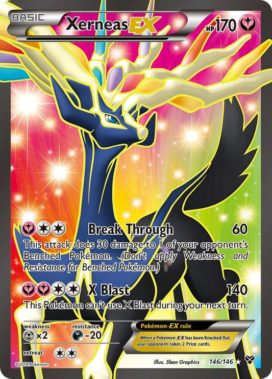 Pokemon Xerneas EX 146/146 XY