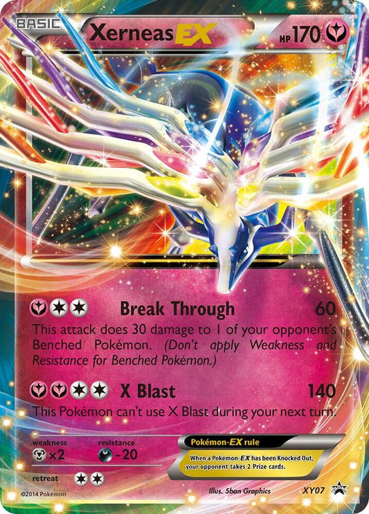 Pokemon Xerneas EX XY07 XY Black Star Promos