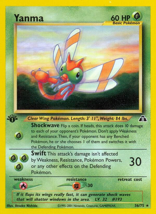 Pokemon Yanma 36/75 Neo Discovery