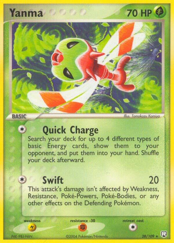Pokemon Yanma 28/109 Team Rocket Returns