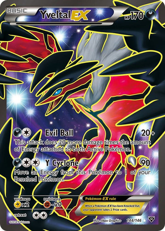 Pokemon Yveltal EX 144/146 XY