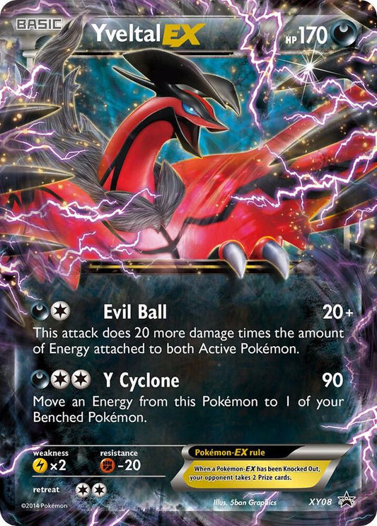 Pokemon Yveltal EX XY08 XY Black Star Promos