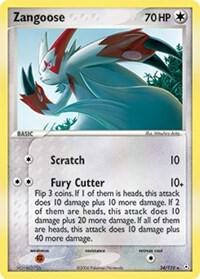 Pokemon Zangoose 34/110 Holon Phantoms