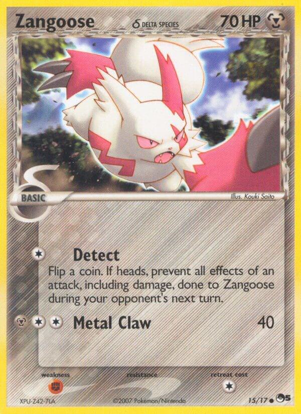 Pokemon Zangoose δ 15/17 POP Series 5
