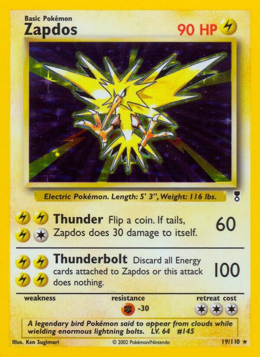 Pokemon Zapdos 19/110 Legendary Collection