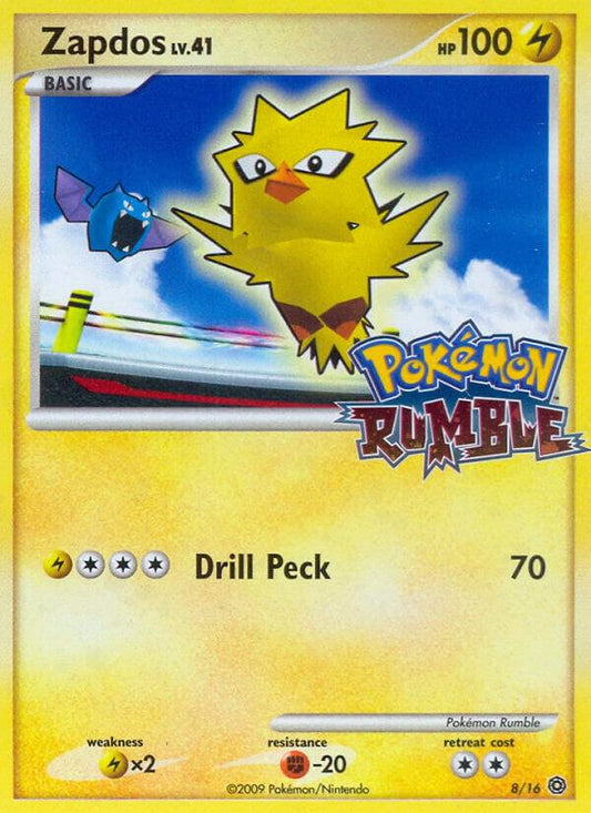 Pokemon Zapdos 8/16 Pokémon Rumble