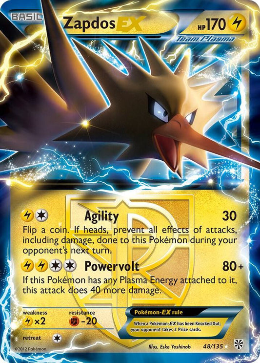 Pokemon Zapdos EX 48/135 Plasma Storm