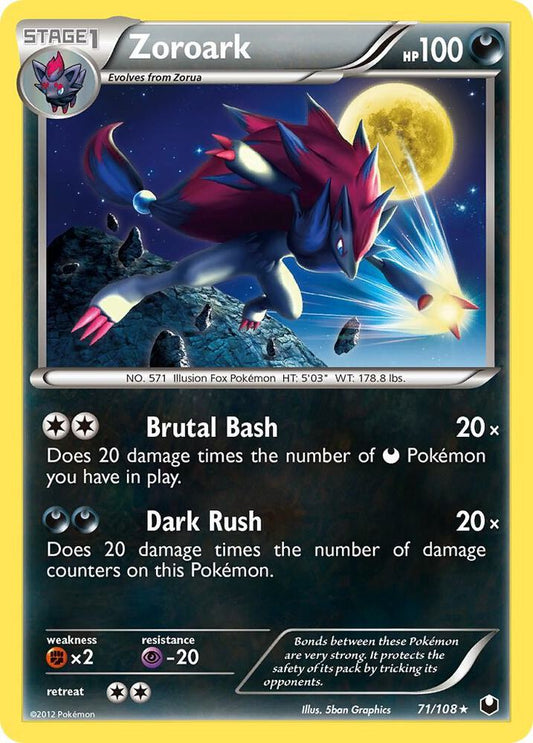 Pokemon Zoroark 71/108 Dark Explorers
