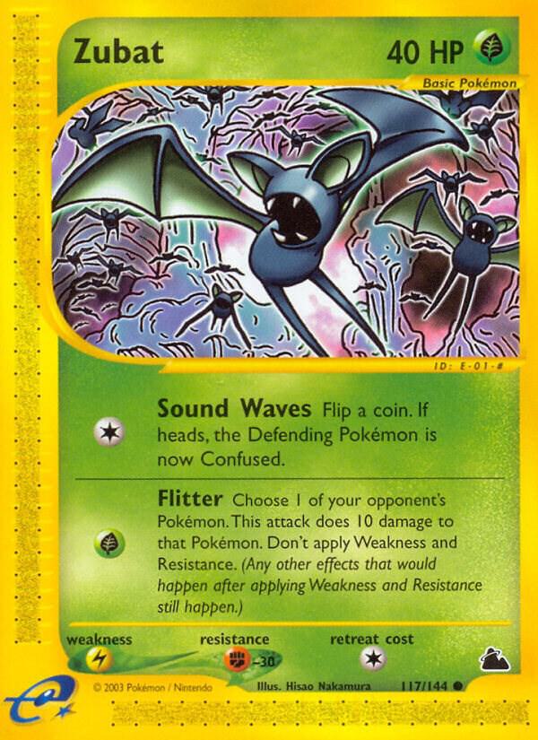 Pokemon Zubat 117/144 Skyridge