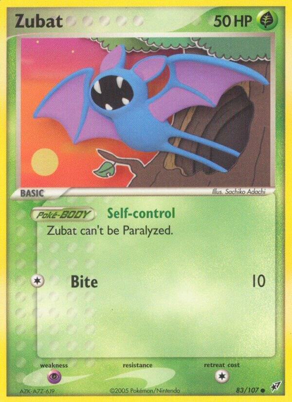 Pokemon Zubat 83/107 Deoxys