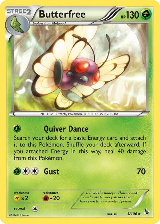 Pokemon Butterfree 3/106 Flashfire