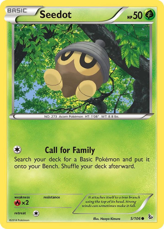 Pokemon Seedot 5/106 Flashfire